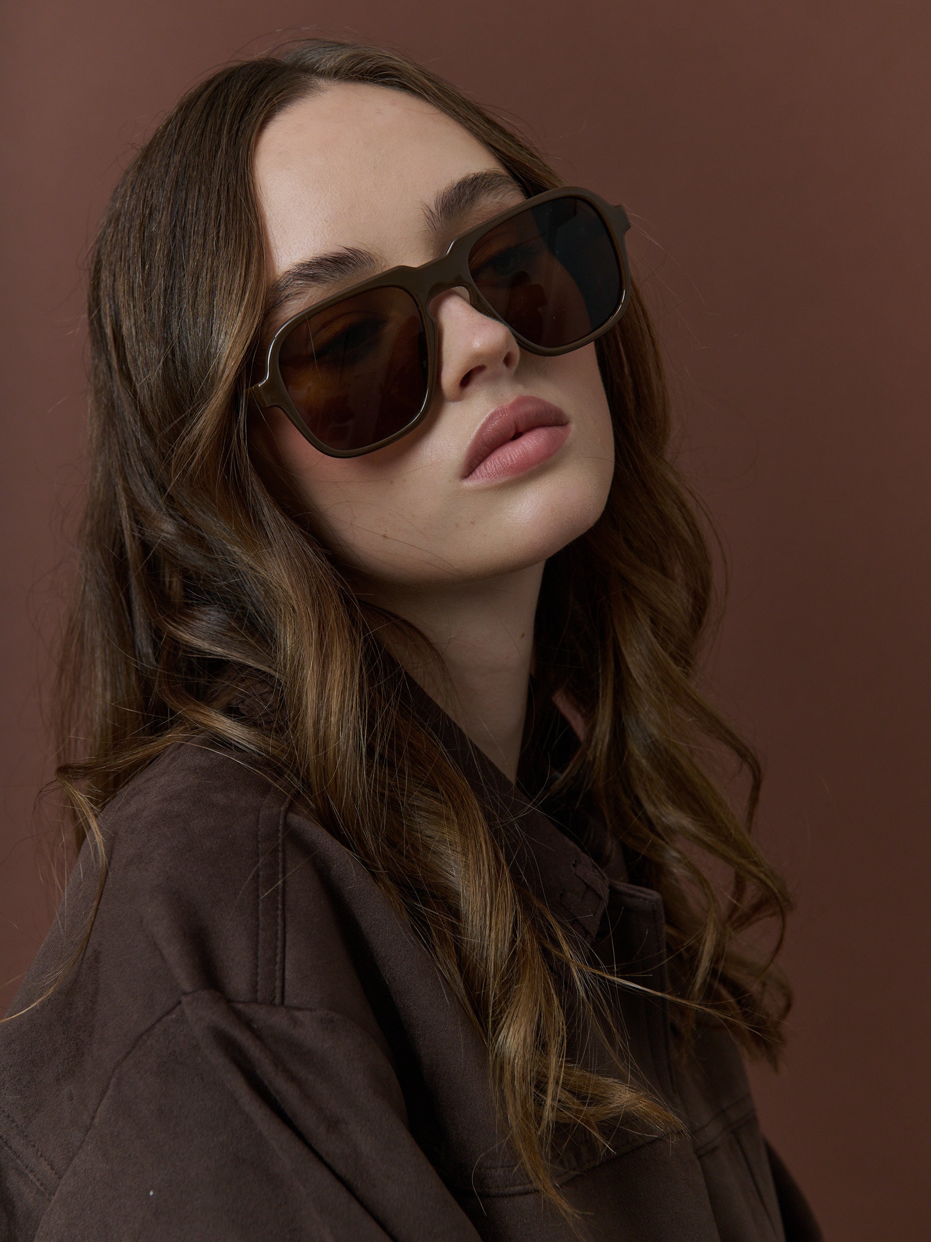 Anika Retro Frame Sunglasses (2col)