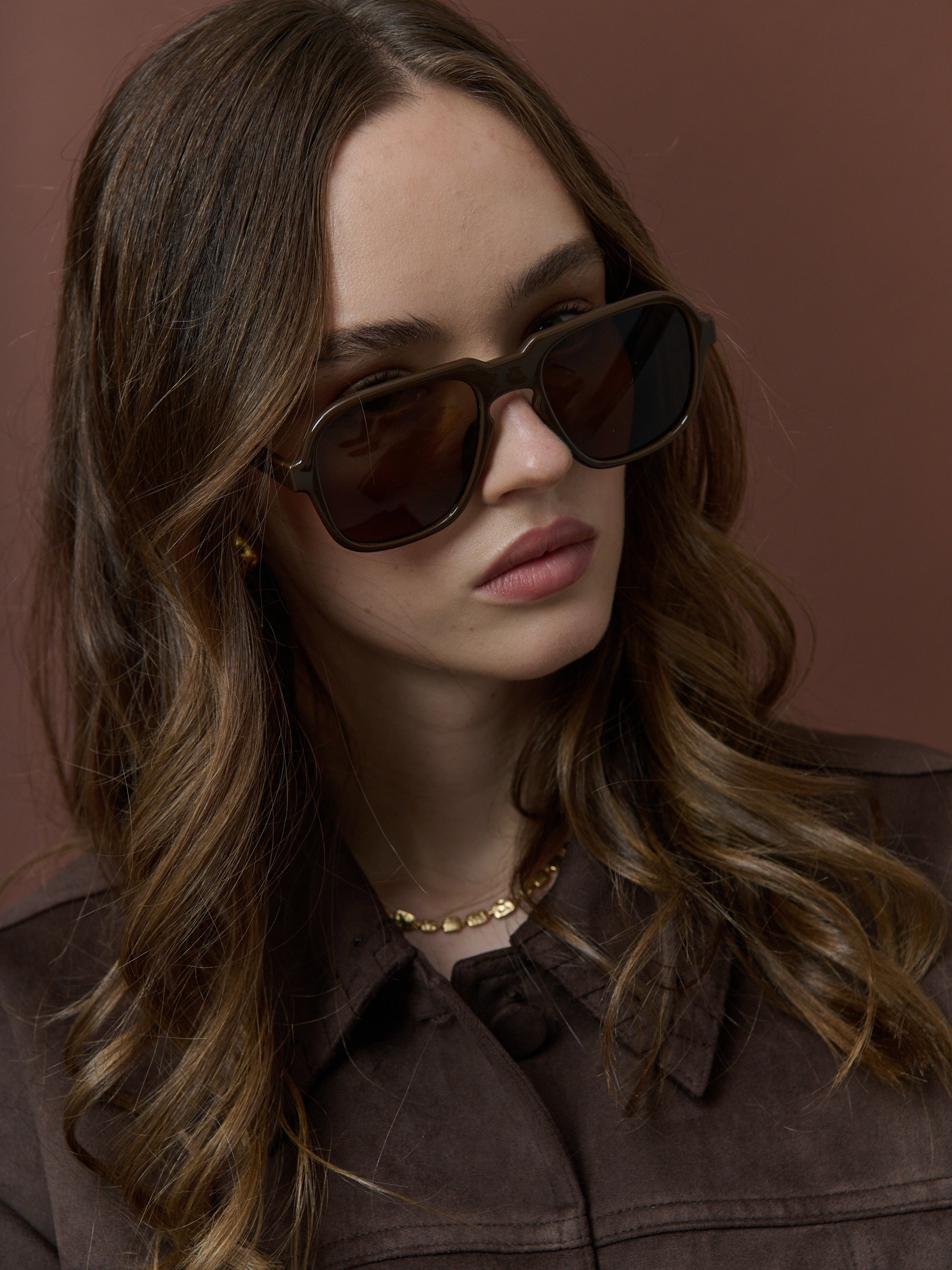 Anika Retro Frame Sunglasses (2col)