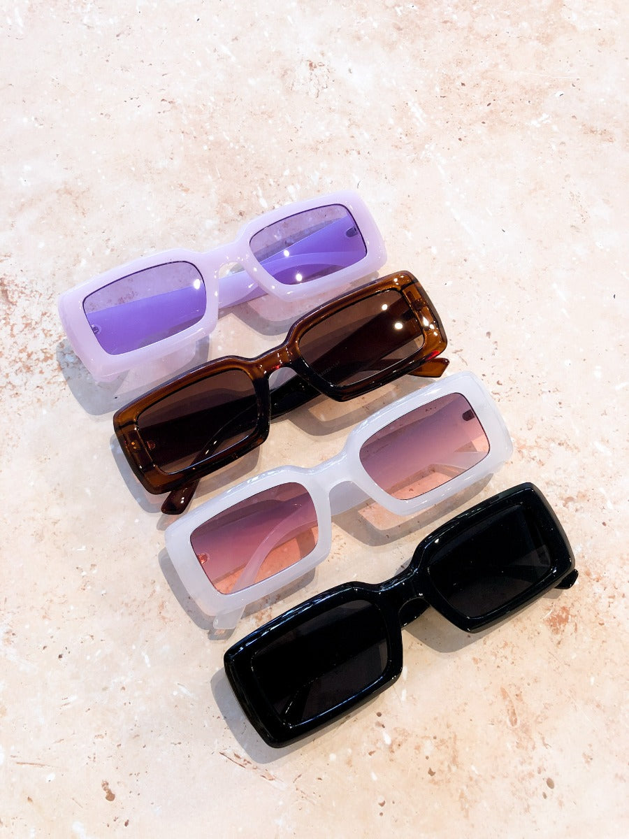 Margot Rectangular Sunglasses (3col)
