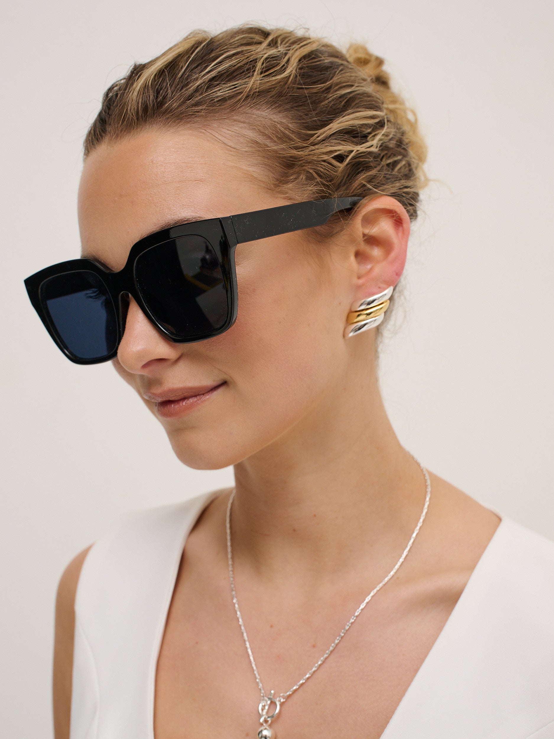 Maree Square Everyday Sunglasses in Black