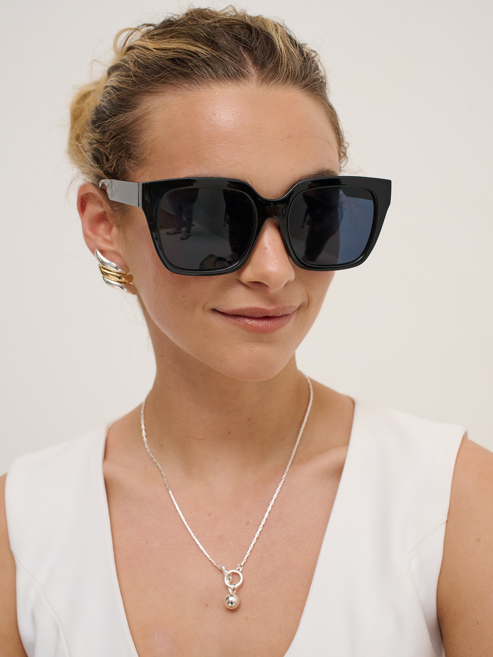 Maree Square Everyday Sunglasses in Black