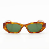 L&S Laila Square Frame Sunglasses in Tort