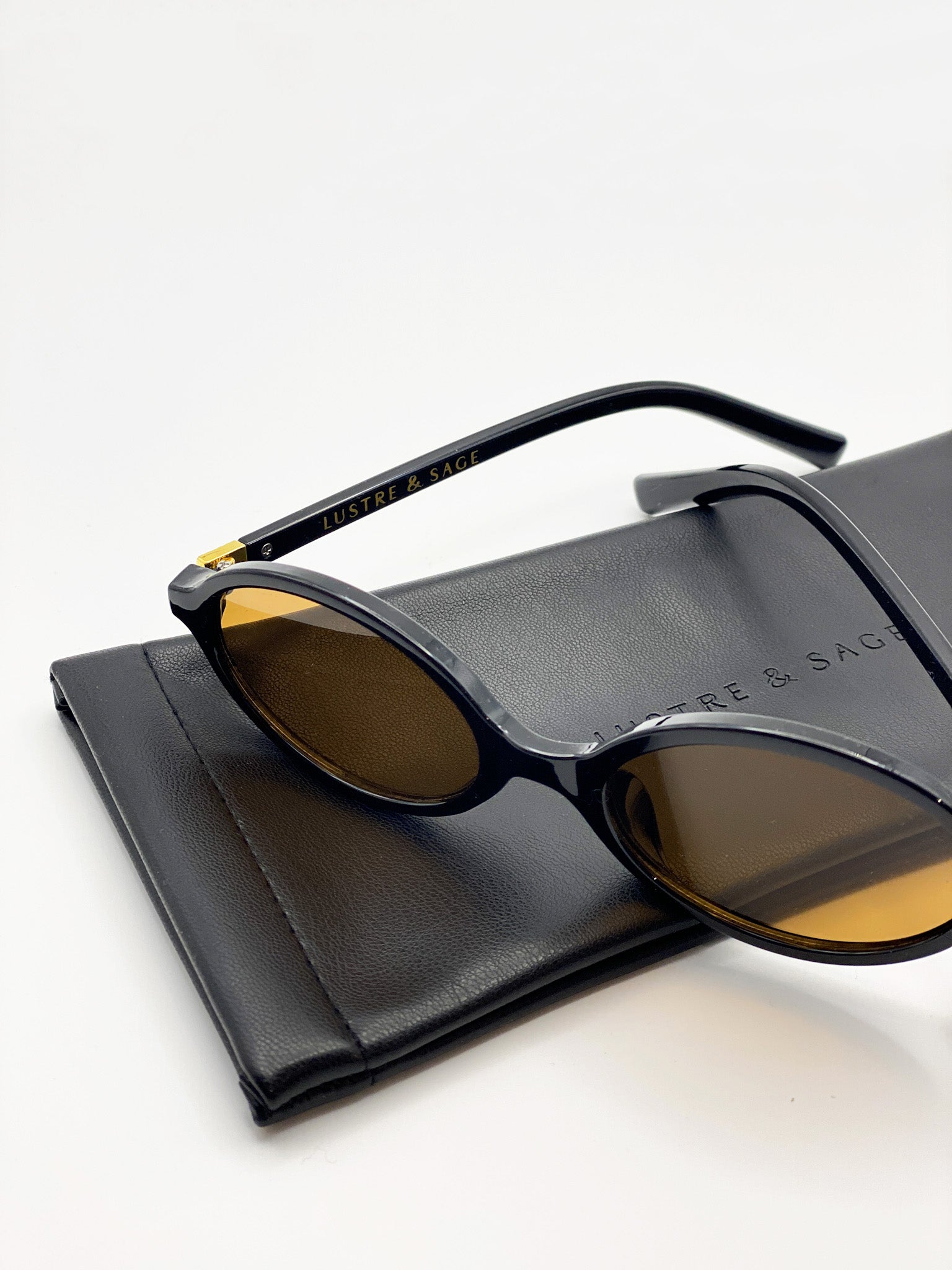L&S Sezane Vintage Sunglasses in Brown
