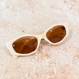 Simone Angular Sunglasses in Black