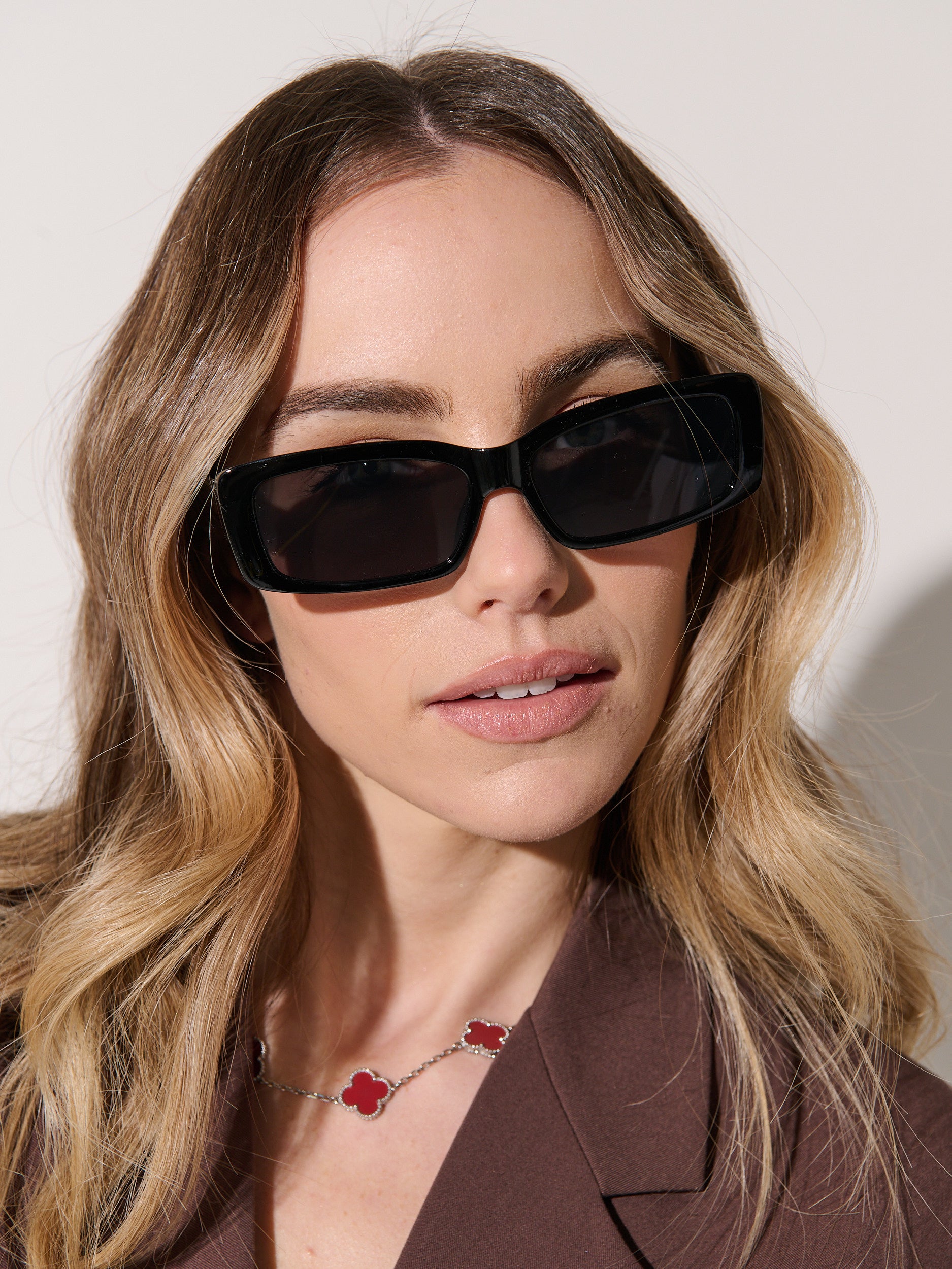 Andie Rectangular Sunglasses -Black