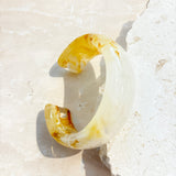 Joey Open Cuff Bangle in Stone