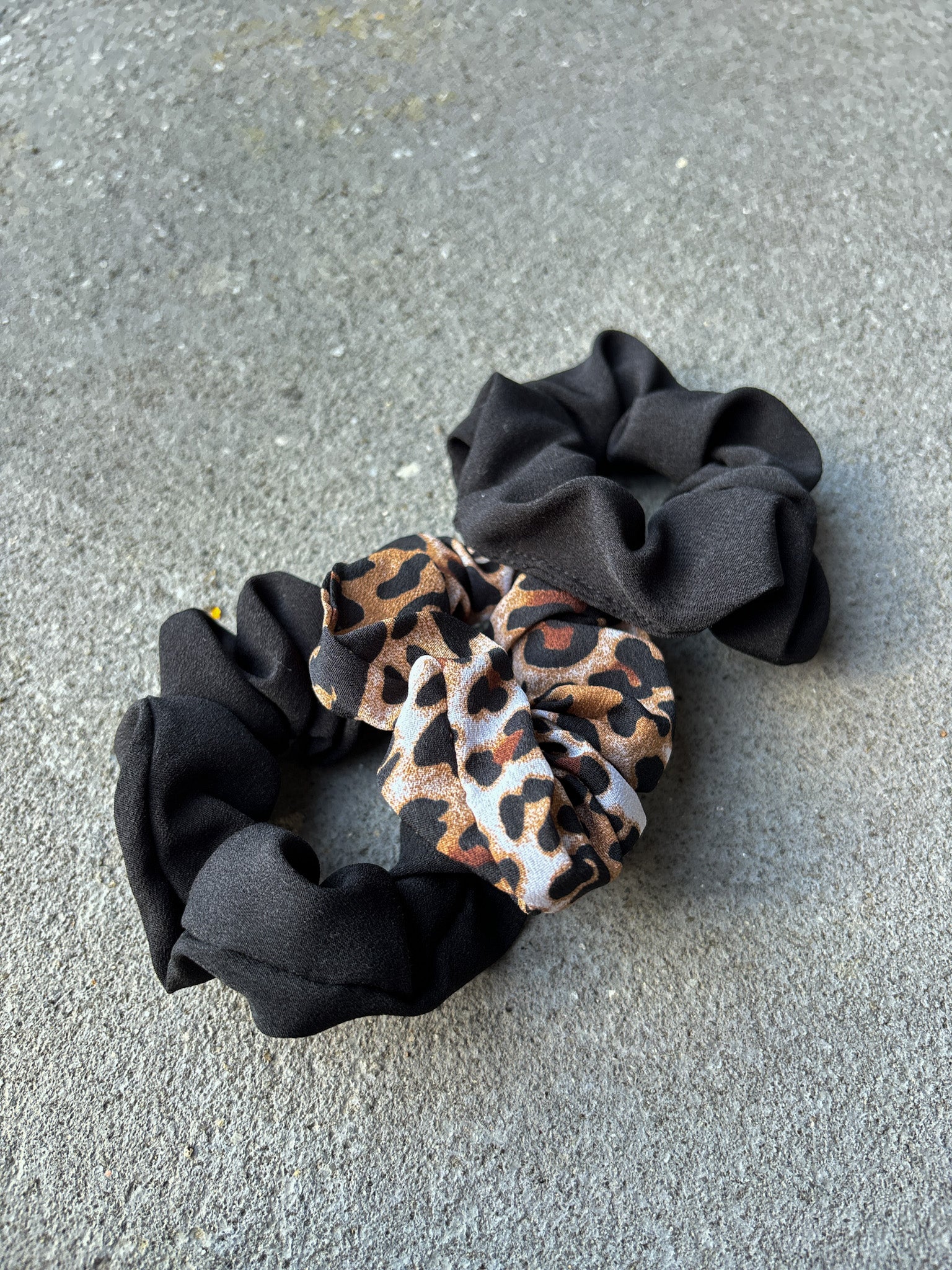 Leopard Scrunchie Trio Pack