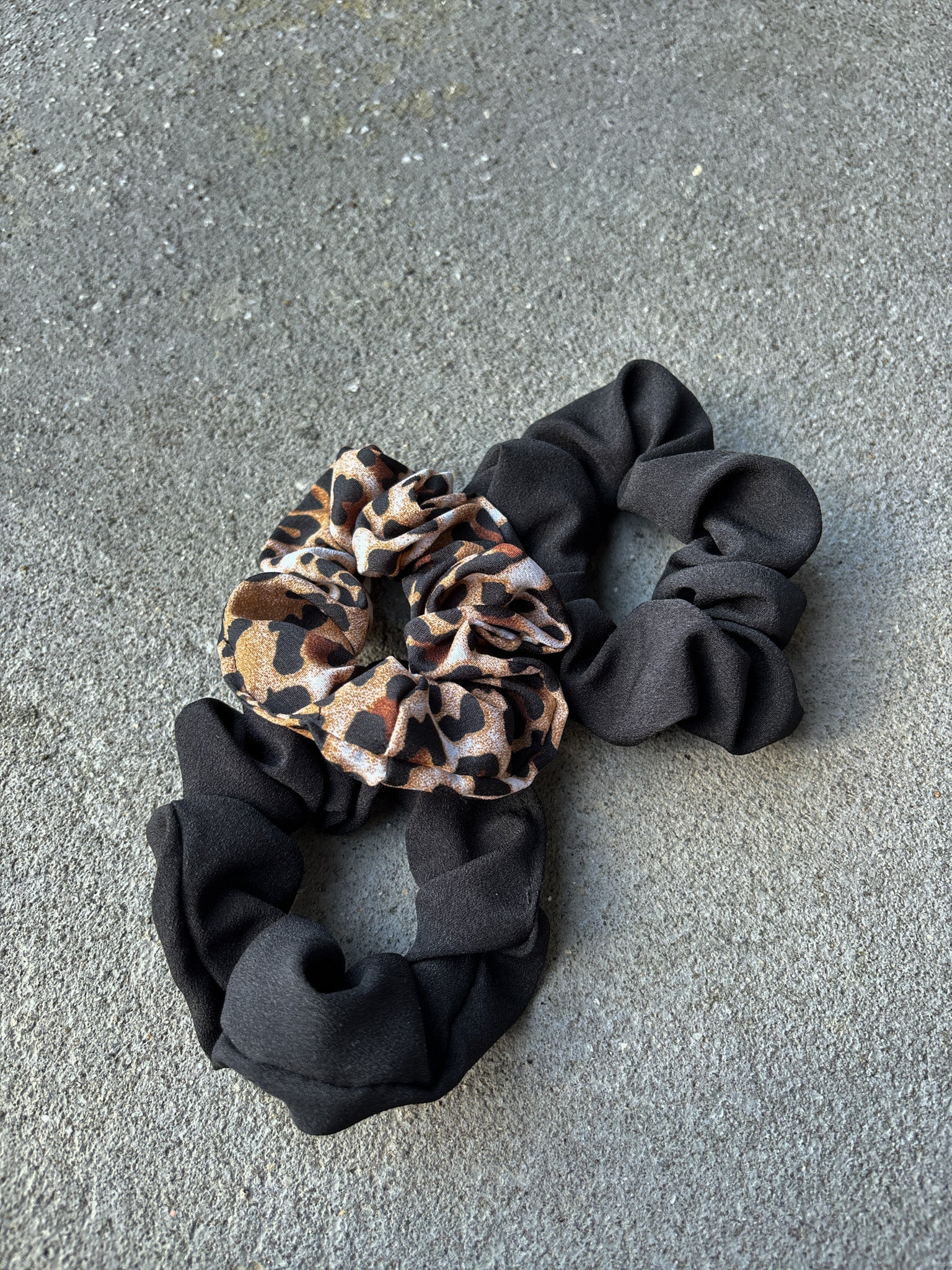 Leopard Scrunchie Trio Pack