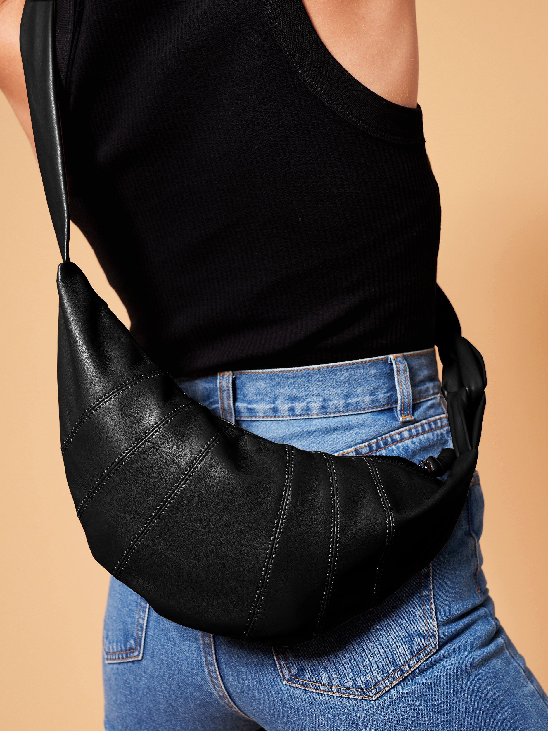 Mina Half-moon Crossbody Bag