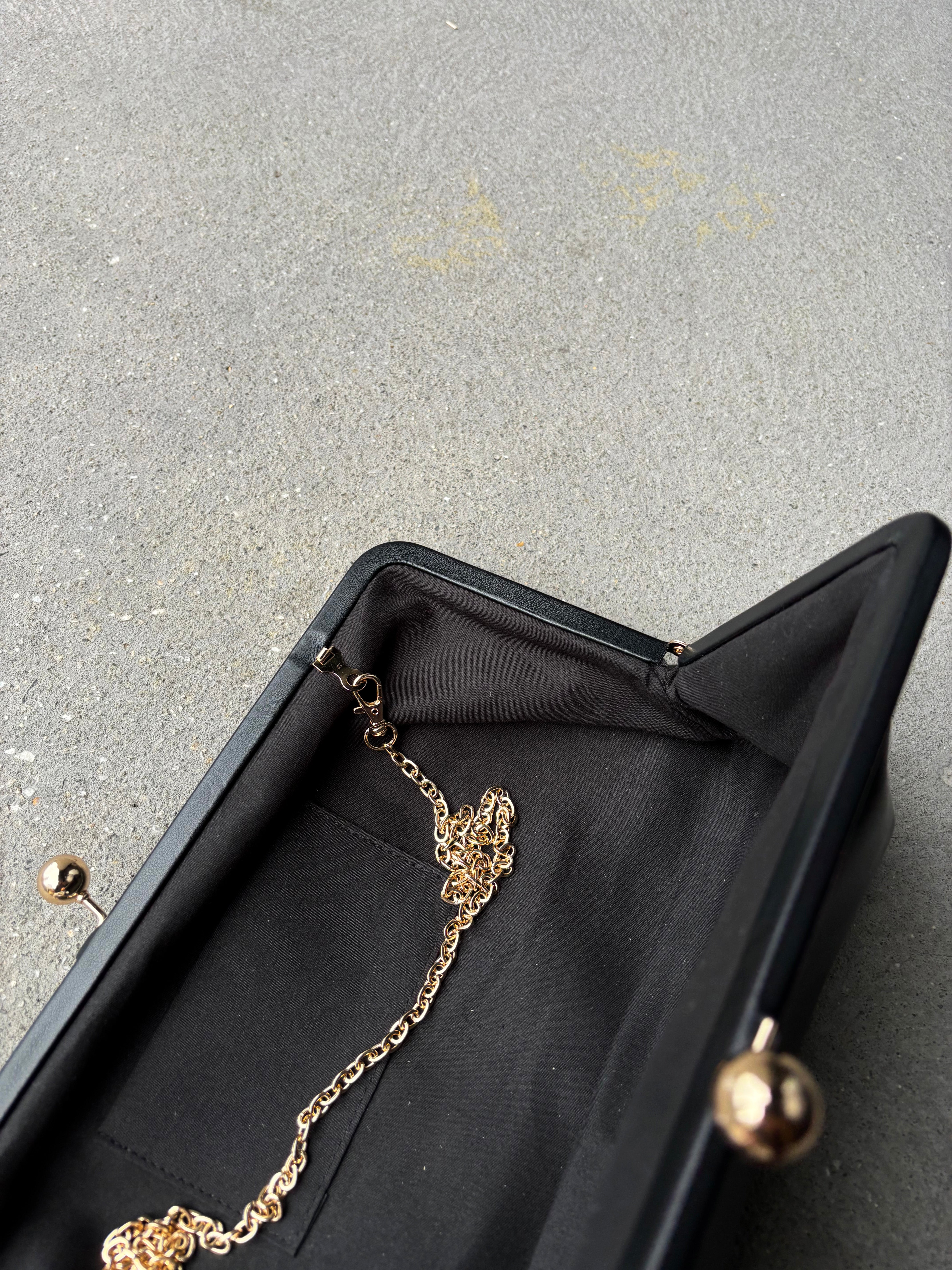 Lani Clutch Bag in Black