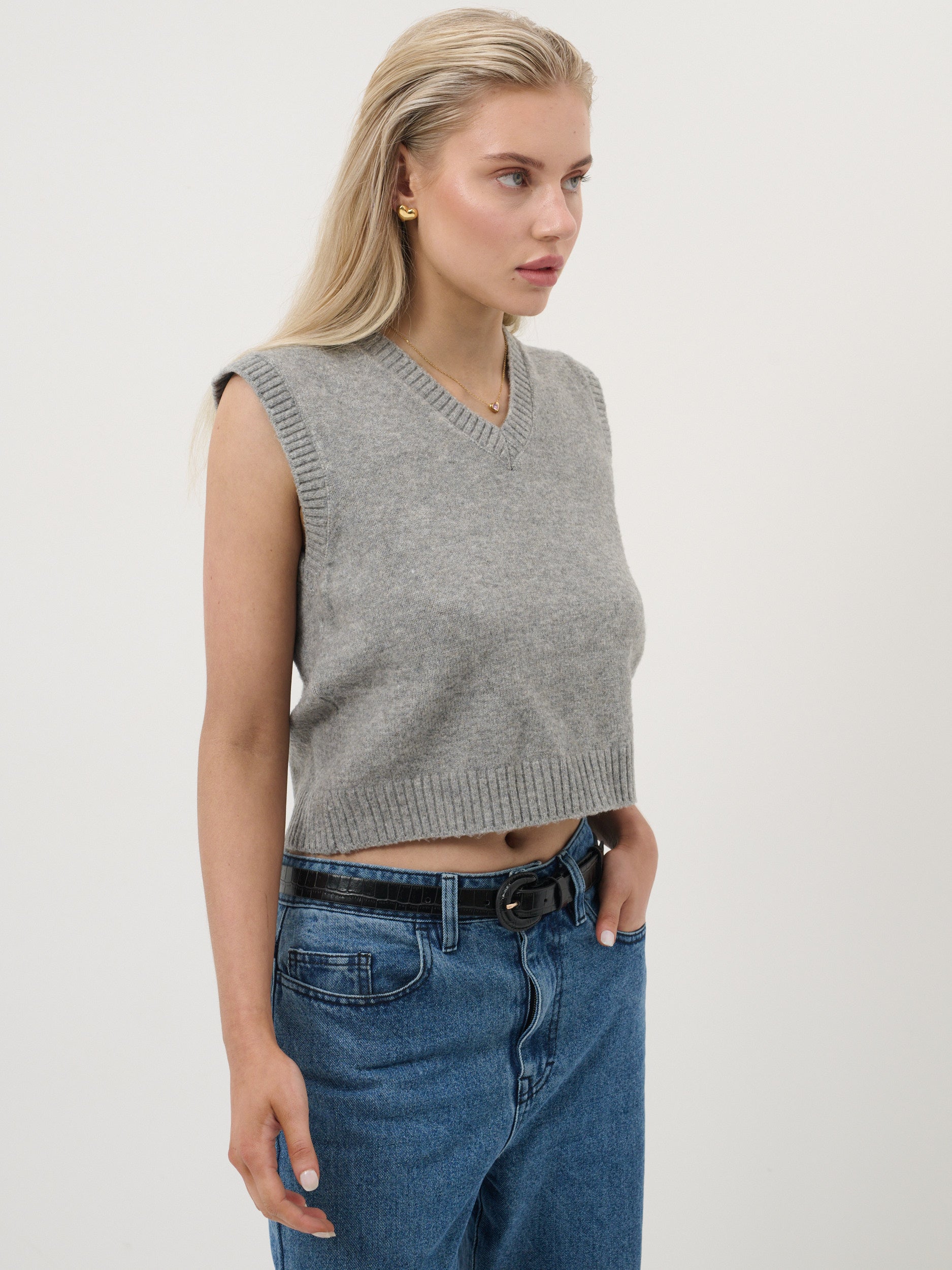 Zoey Croc PU Thin Belt