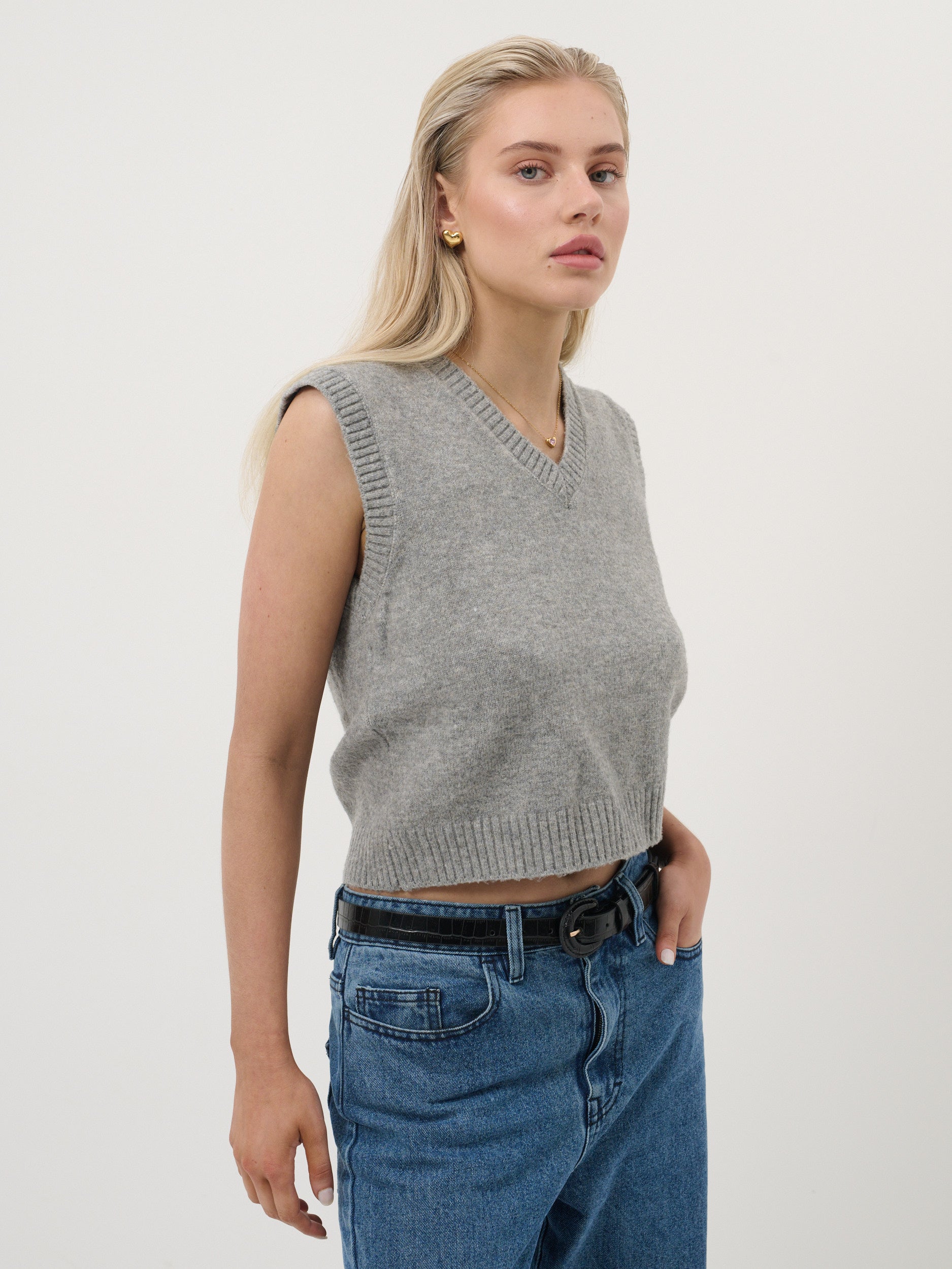 Zoey Croc PU Thin Belt