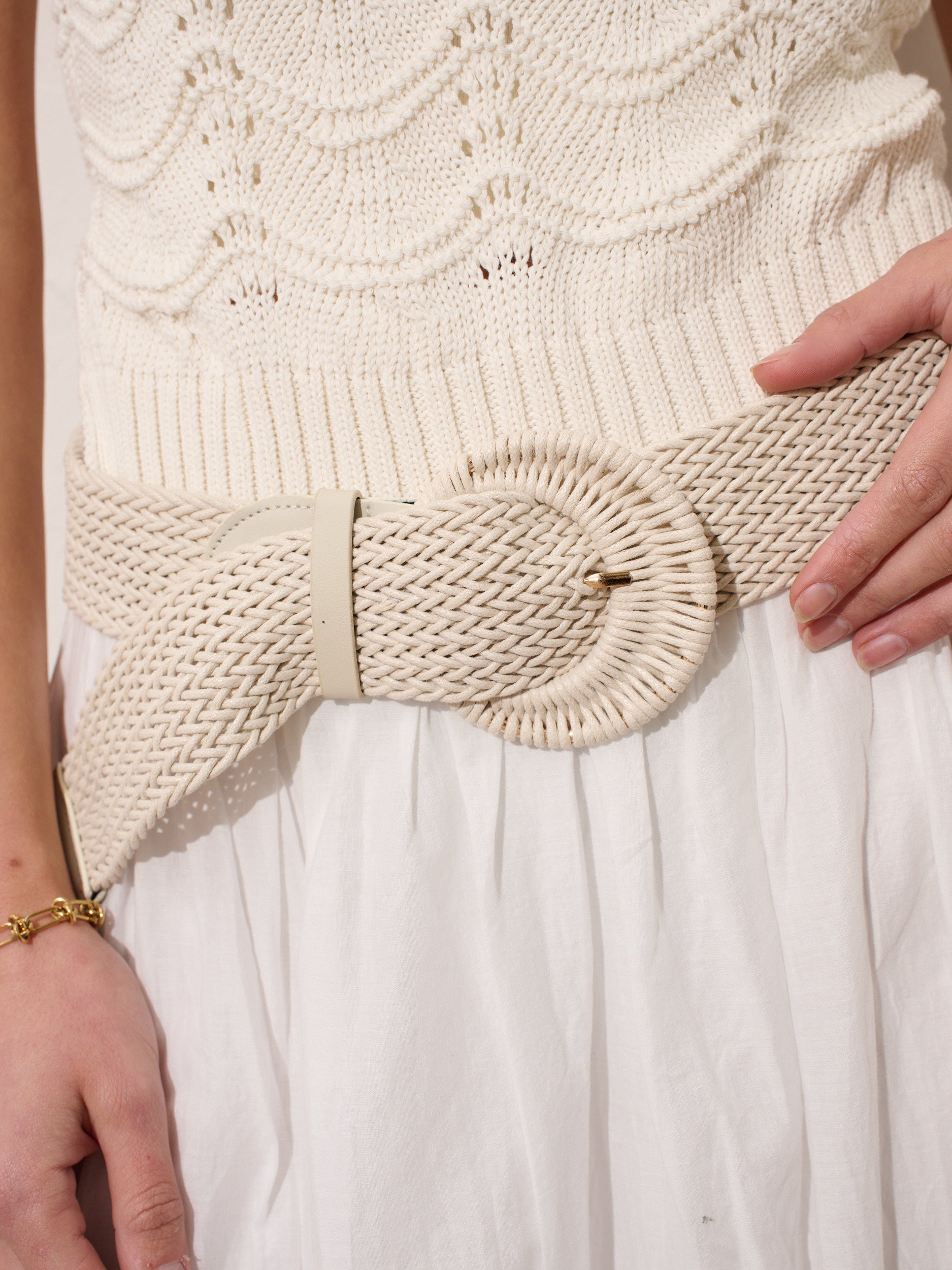 Cotton Crochet Summer Belt