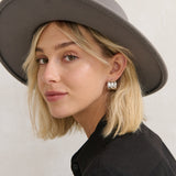 Jenni Velvet Trim Boater Hat