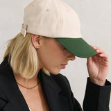 Nicki Colour Block Cotton Cap