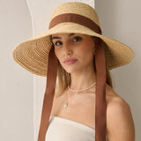 Cara Ribbon Straw Hat