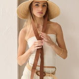 Cara Ribbon Straw Hat