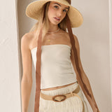Cara Ribbon Straw Hat