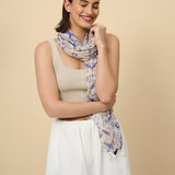 Abstract Print Lightweight Scarf