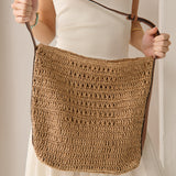 Velra Straw Shoulder Bag