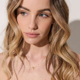 Carri Bow 18K Gold Plated Necklace