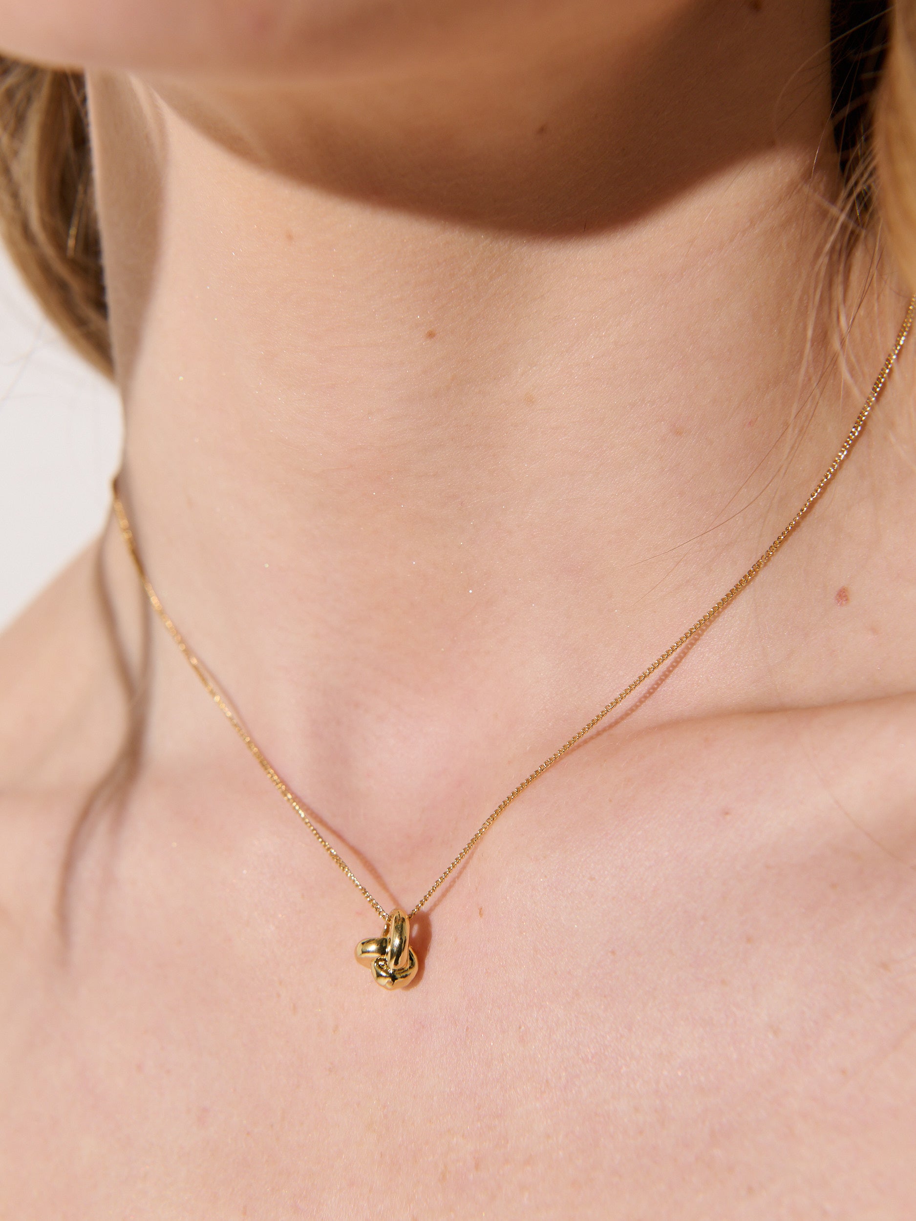 Petit Knot 18K Gold Plated Necklace