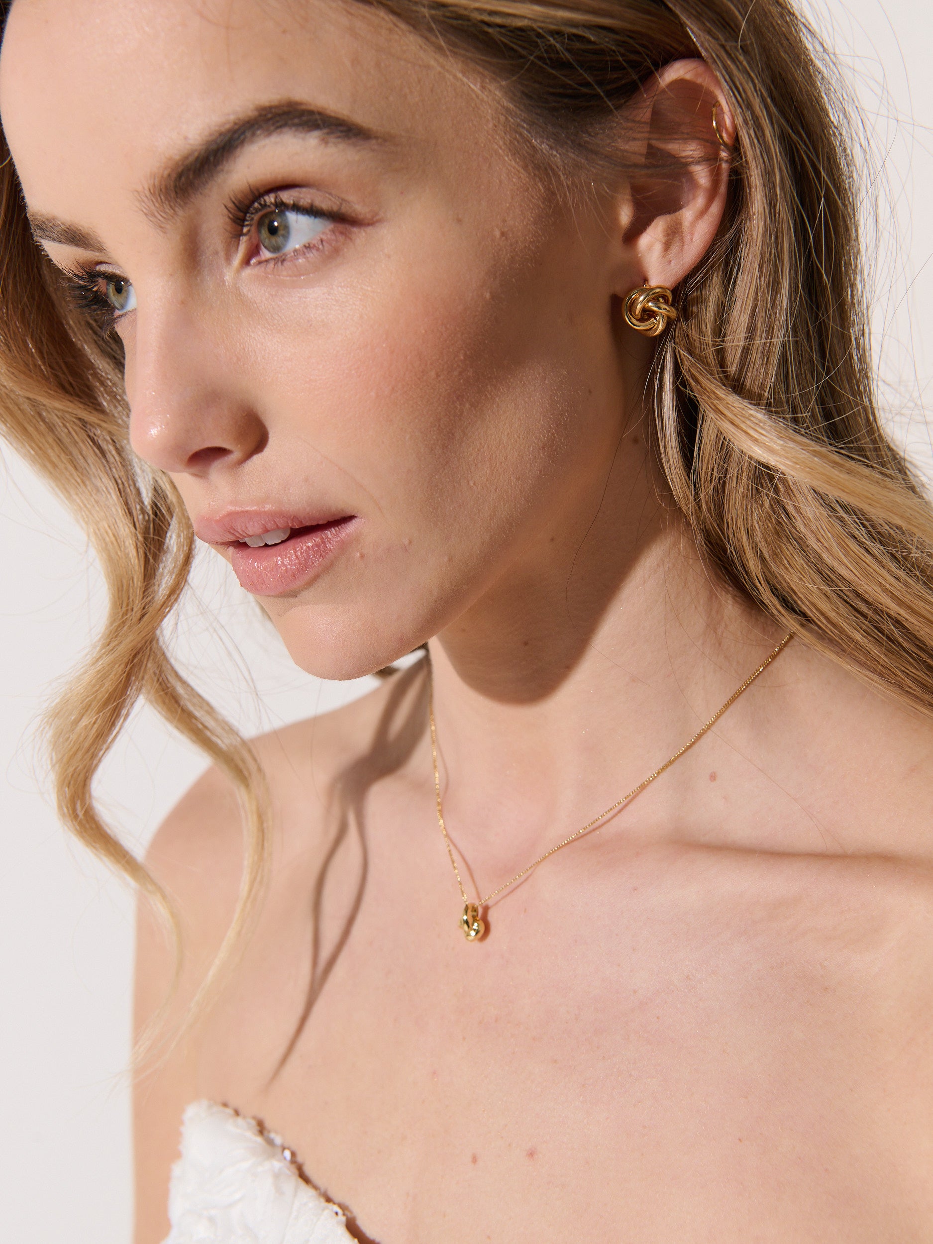 Petit Knot 18K Gold Plated Necklace