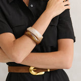 Angular Cuff Bangle in Multi