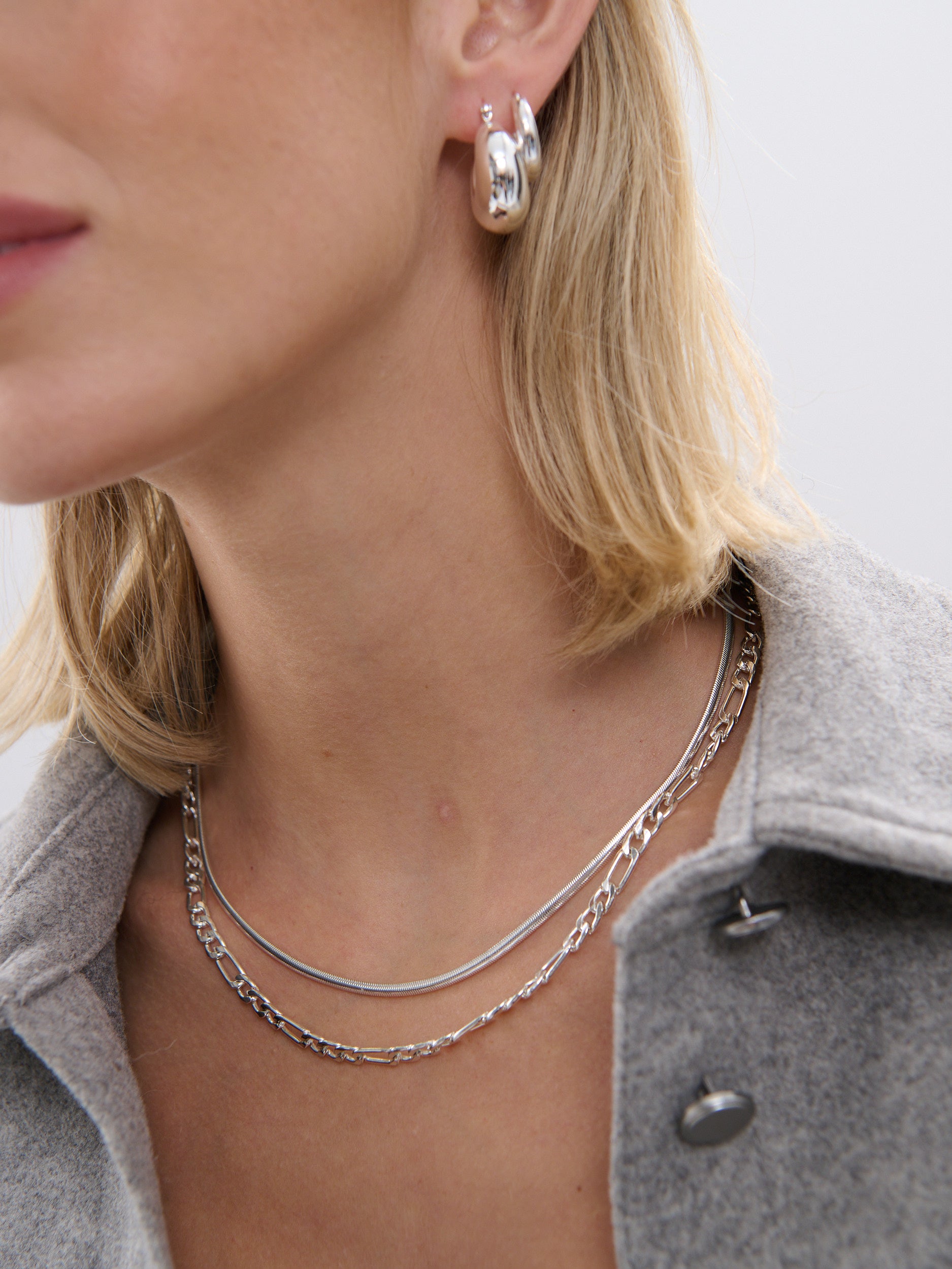 Maje Figaro Silver Plated Necklace
