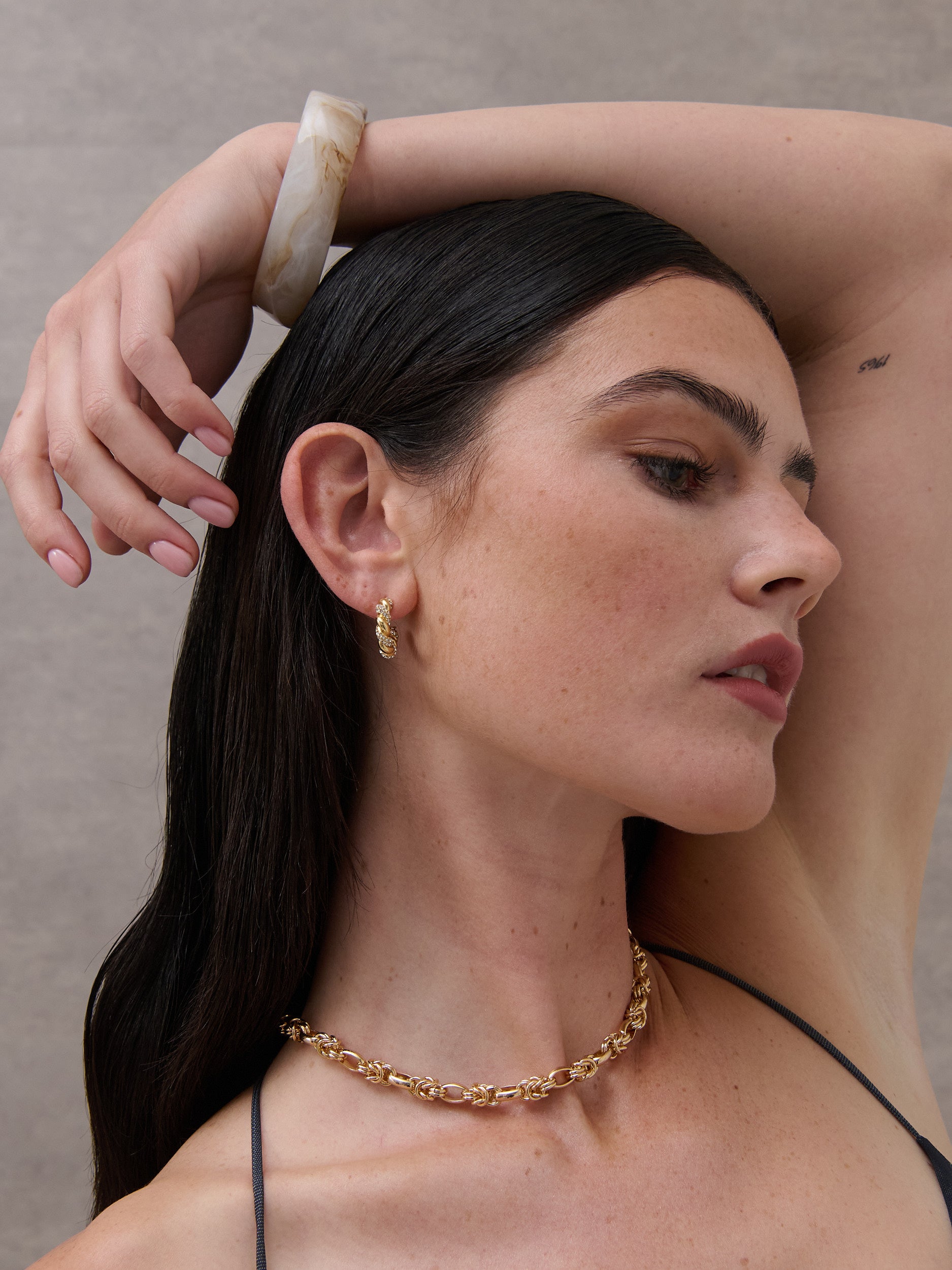 Rope Chain 18K Gold Plated Necklace