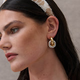 Evie Mix-Metal Plated Earrings