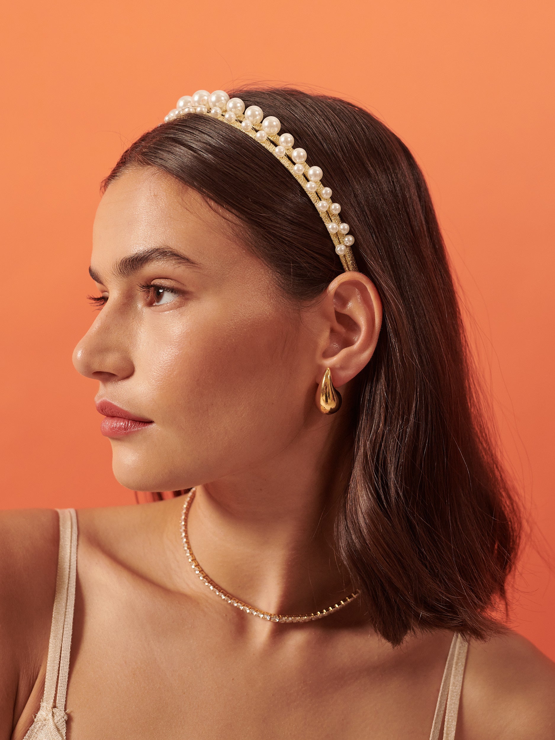 Graduated Pearl Headband