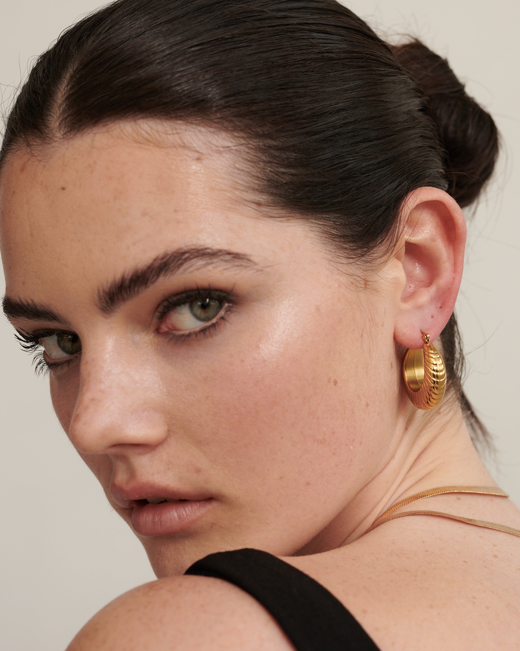 Lauren Coil 18K Gold Plated Earrings