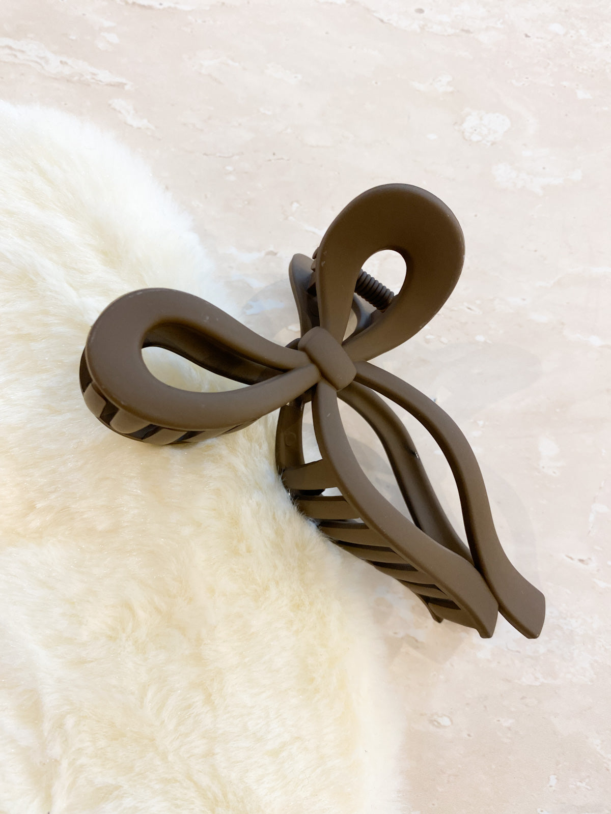 Romy Matte Bow Claw Clips (5col)