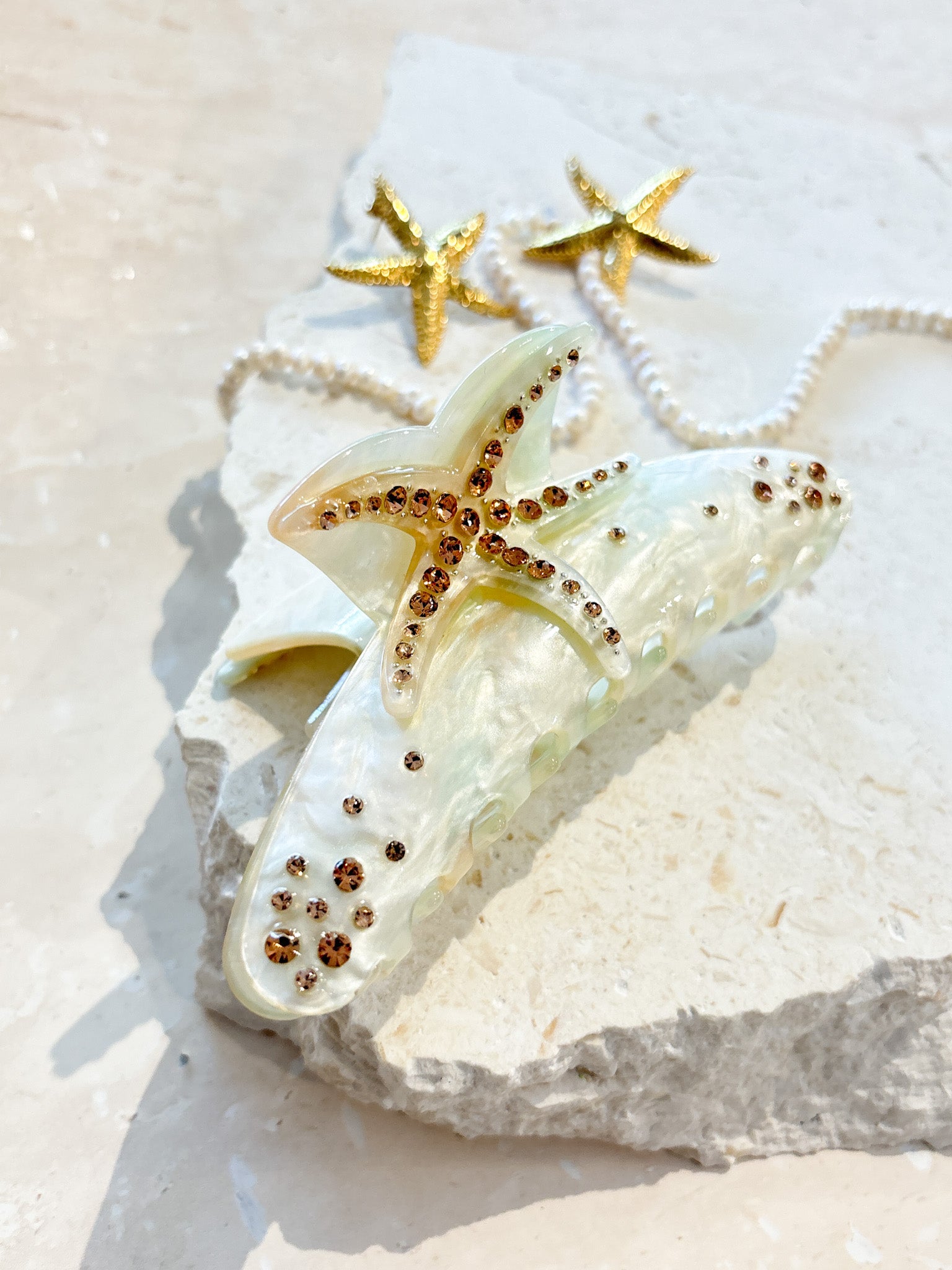 Starfish Summer Hair Claw Clip