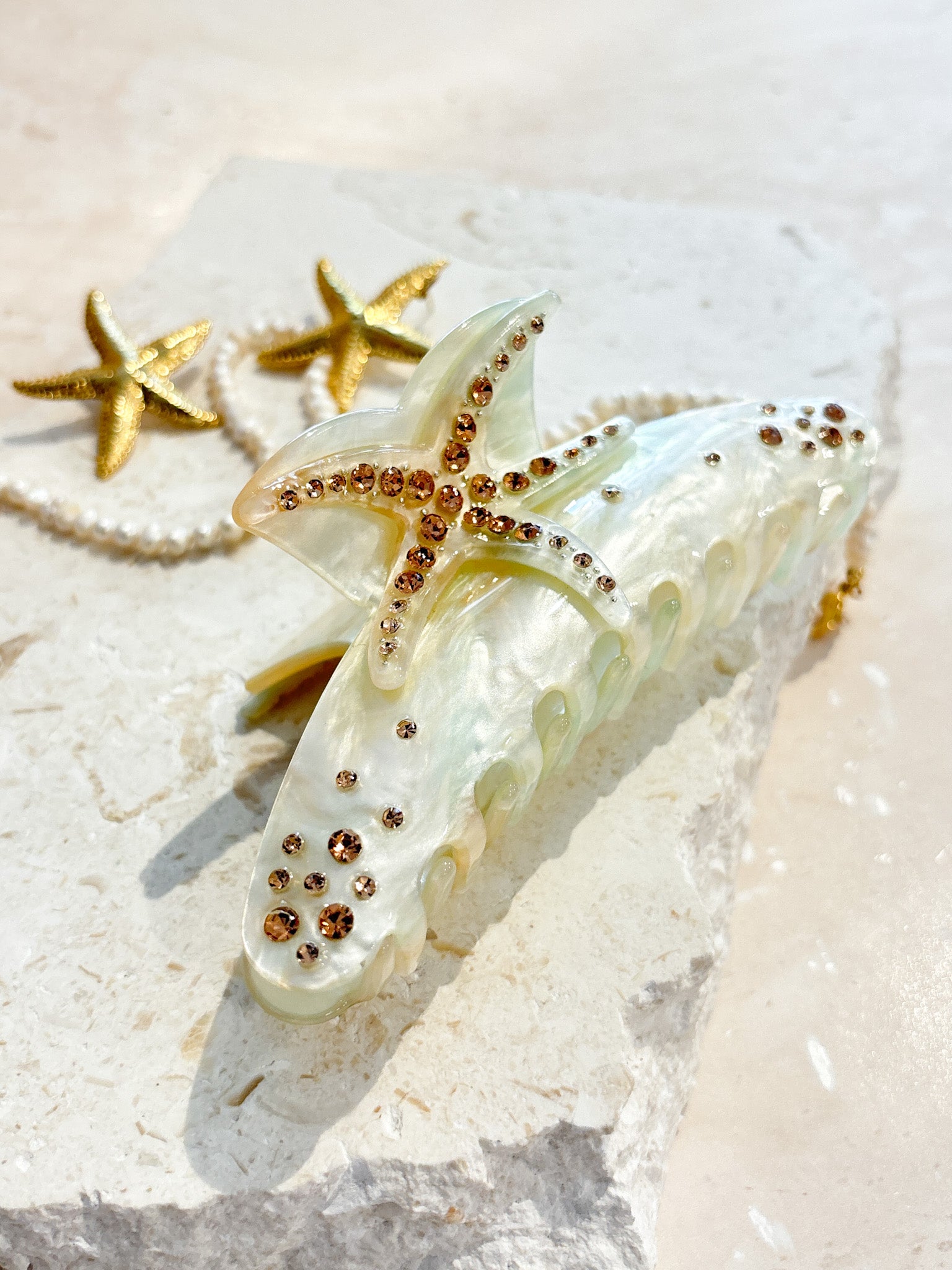 Starfish Summer Hair Claw Clip