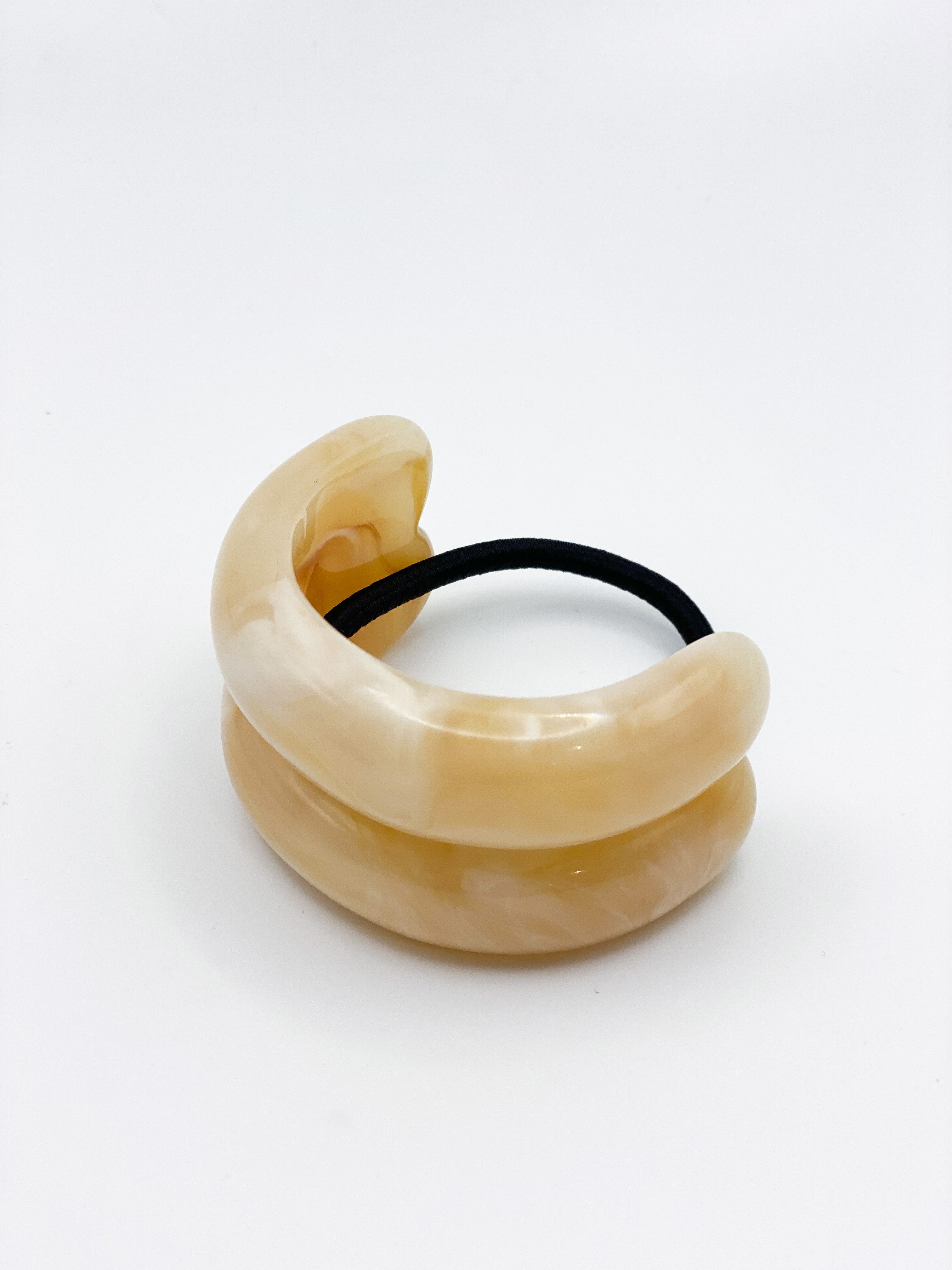 Double Crescent Hair Cuff Tie (2col)