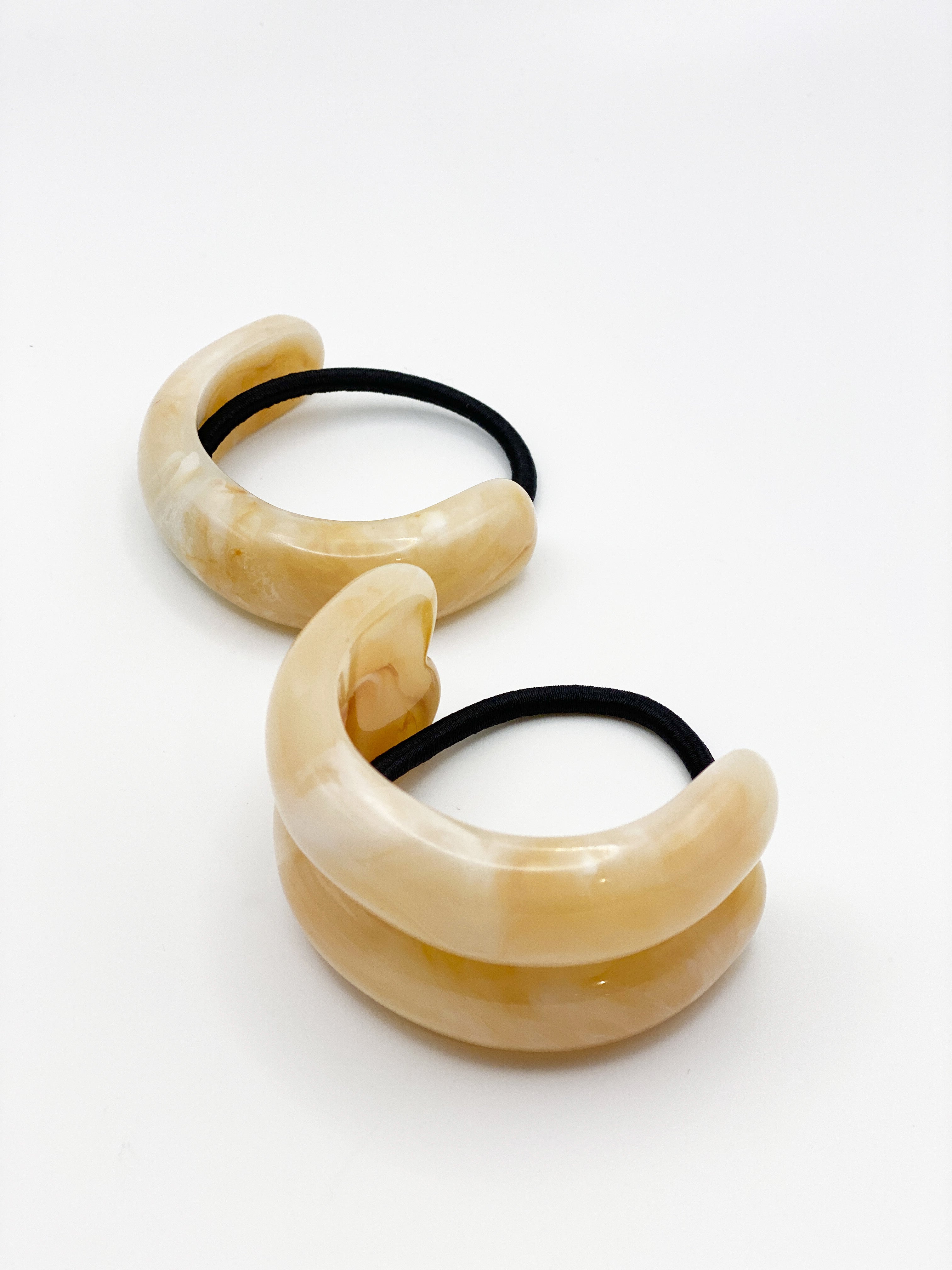 Double Crescent Hair Cuff Tie (2col)