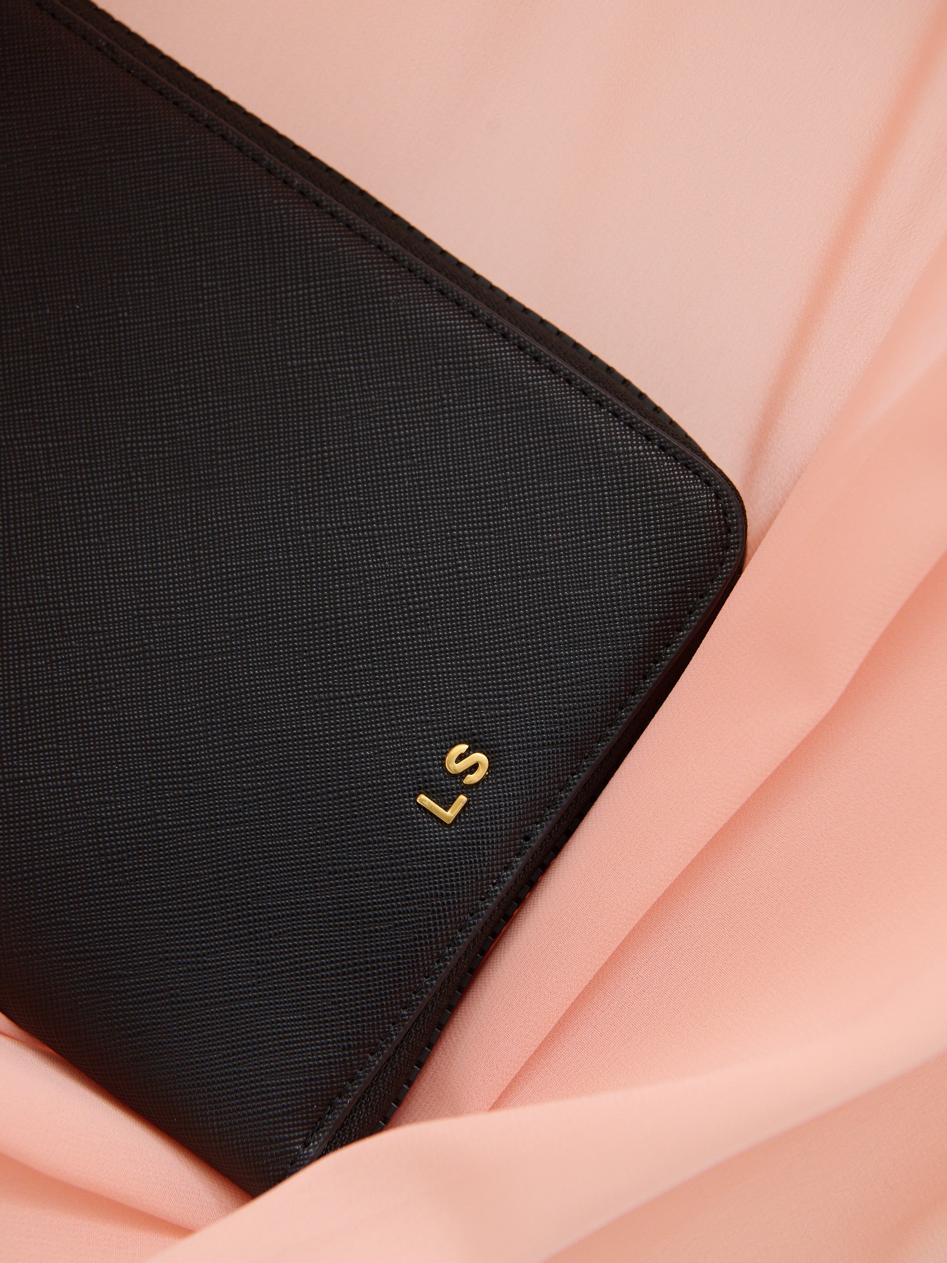 Lustre & Sage Jewellery Travel Case in Black