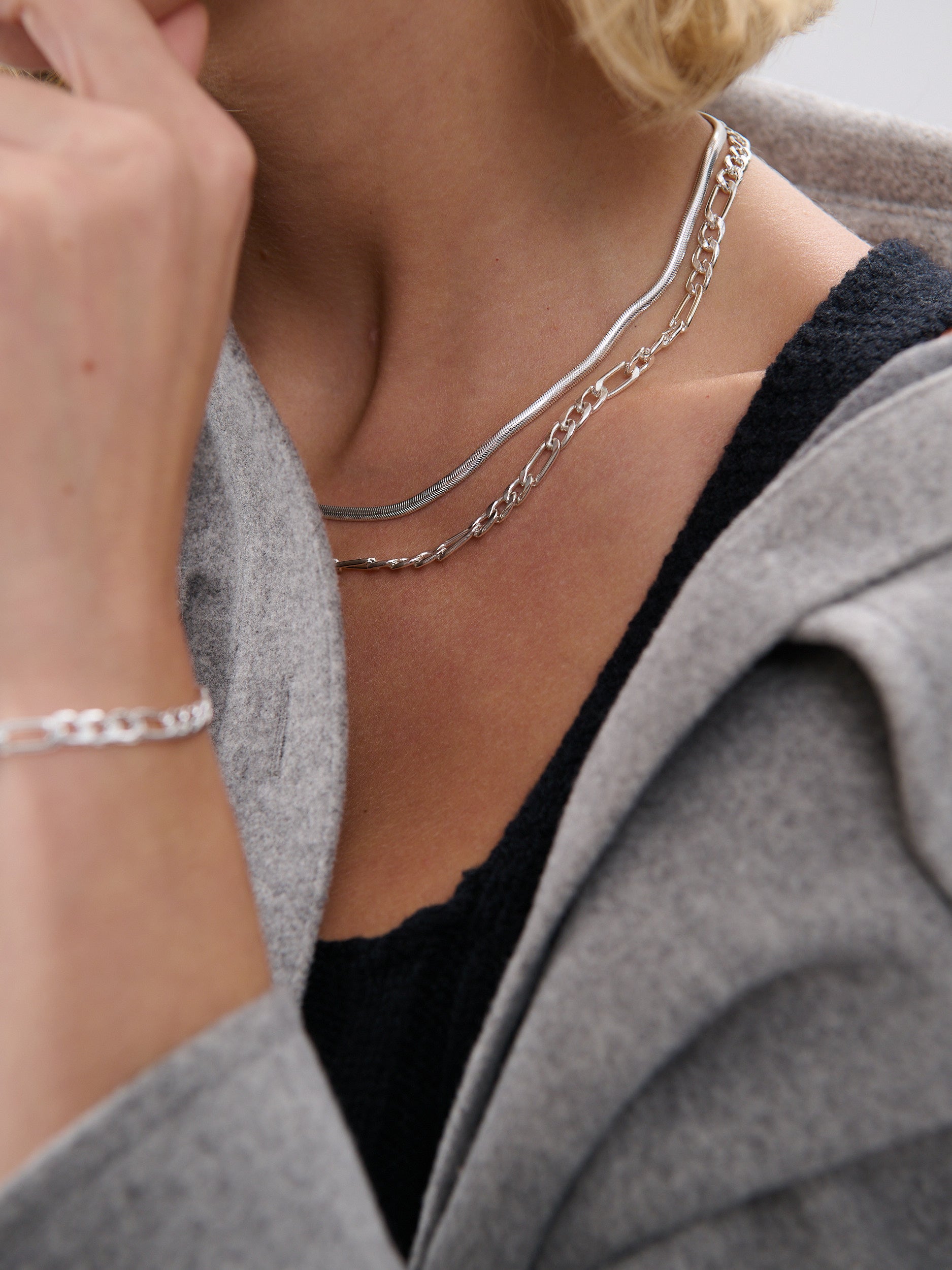 Maje Figaro Silver Plated Necklace