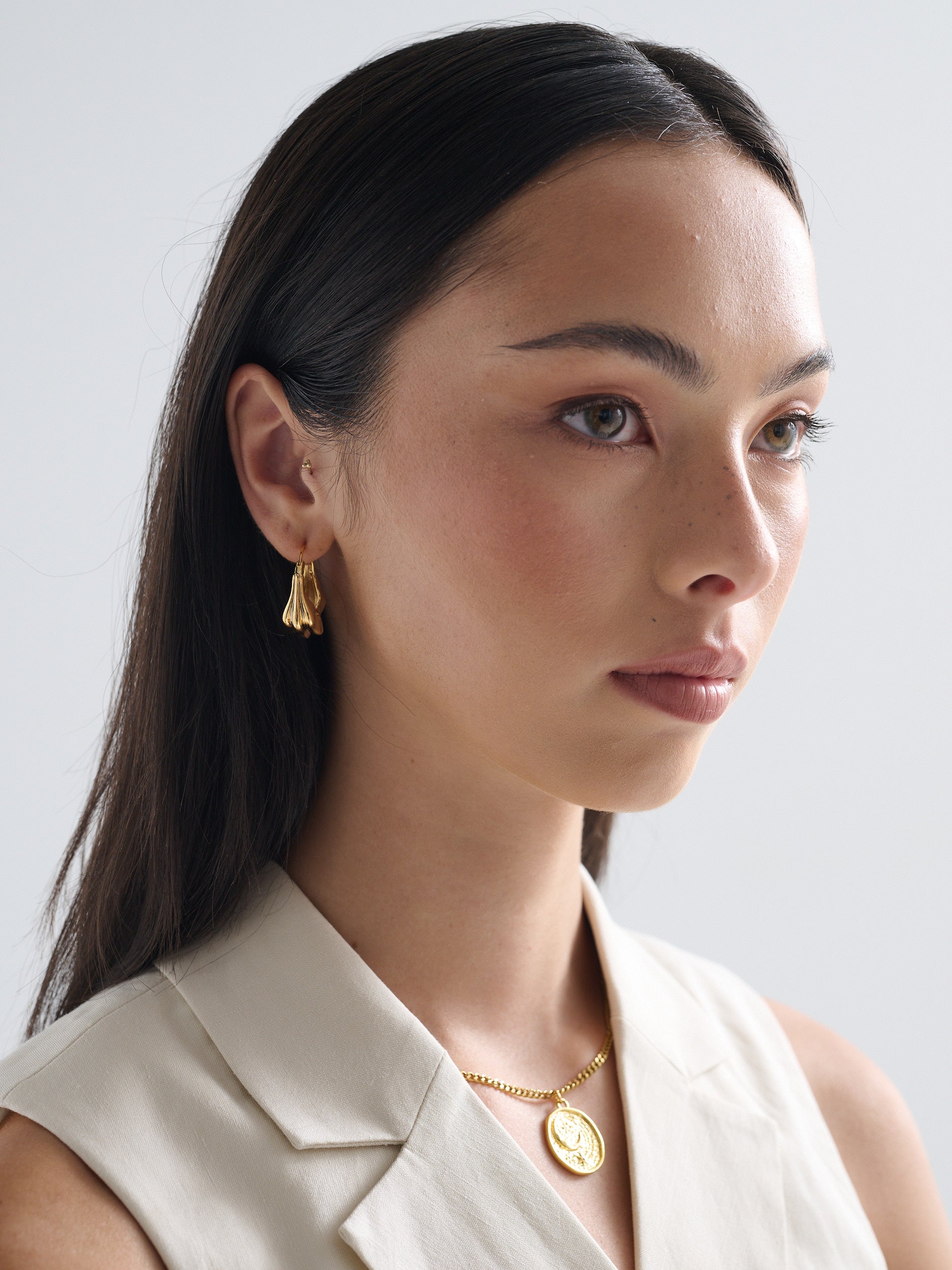 Harrison 18K Gold Plated Earrings