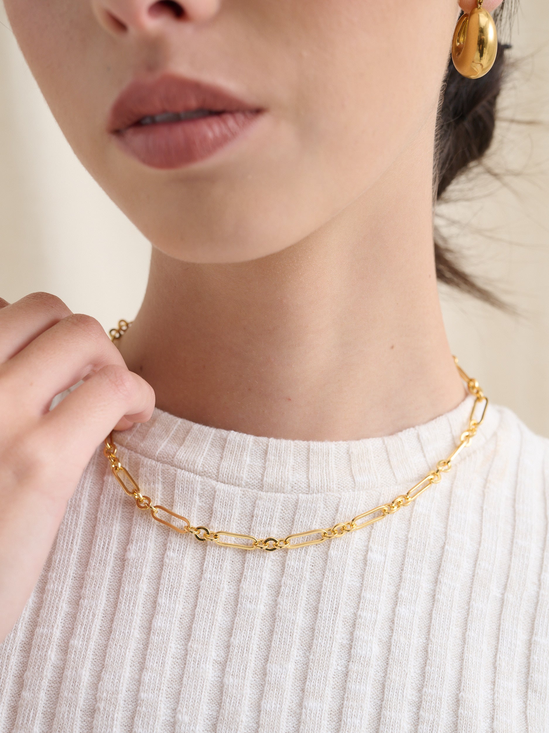 Wynn 18K Gold Plated Chain Necklace