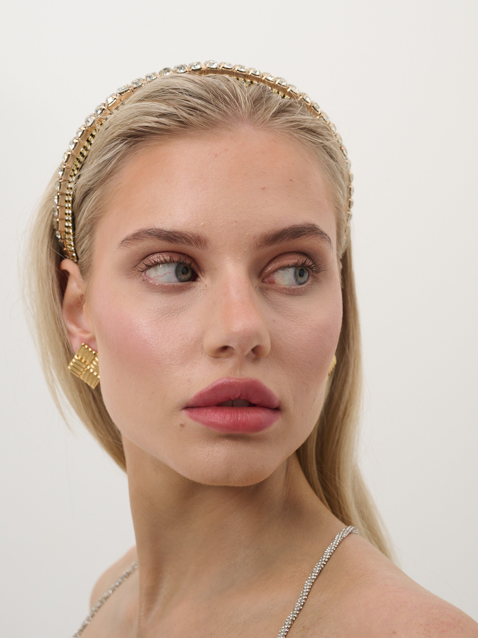 Alannah Square 18K Gold Plated Earrings