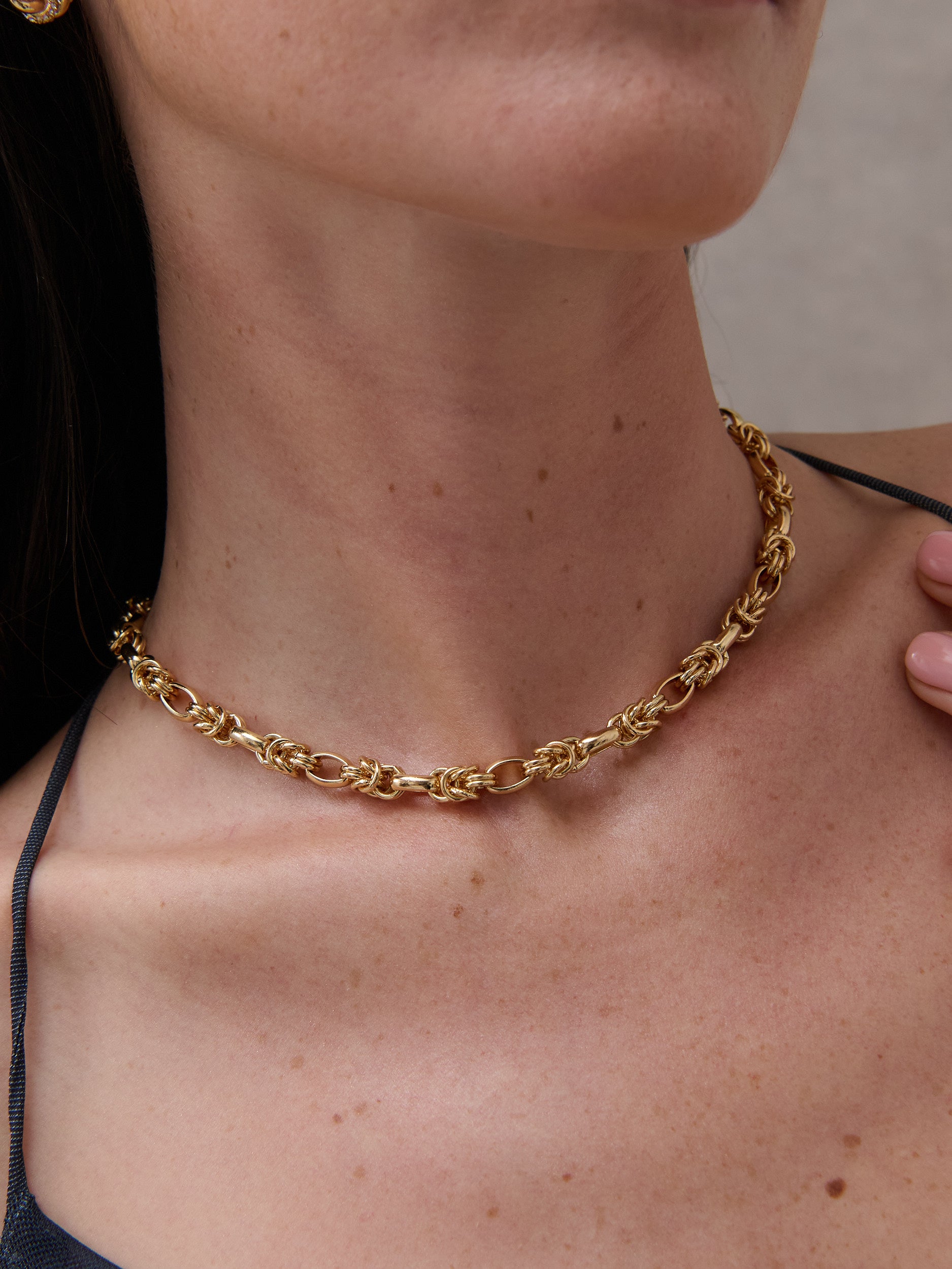 Rope Chain 18K Gold Plated Necklace