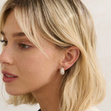 Diamanté Droplet 18K Gold Plated Earrings
