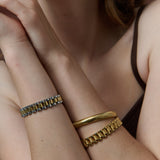 Prahan Link Bracelet in Gold (2 Size Option)