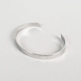Toro Skinny Open Cuff Sterling Silver Plated Bangle