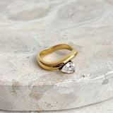 Monet Crystal 18K Gold Plated Ring (4options)