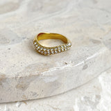 Vera Diamanté 18K Gold Plated Ring (4options)
