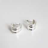L&S Kaia Everyday Sterling Silver Plated Earrings